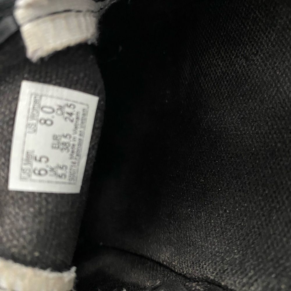 VANS Suiting Black & True White Slip-On Shoes‎ unisex Men 6.5 Women Sz 8.0 - Picture 9 of 10
